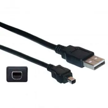 USB kablosu 4-pin Mini Sync Veri kablosu için Kodak Easyshare Kamera X6490 DX7440 DX7590 DX7630