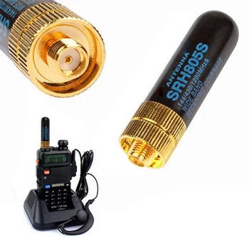 SRH - 805S SMA-F Dişi Çift Bantlı Anten BAOFENG UV - 5R BF-888S Radyo 5CM