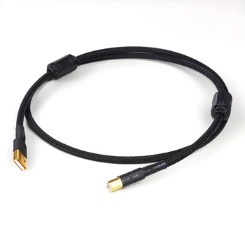 CANARE L-4E6S OFC saf bakır, hifi ses USB bağlantı kablosu, Altın kaplama USB fiş konnektörü