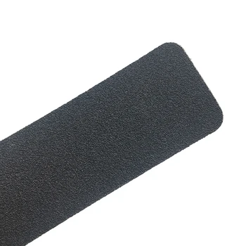 10 adet Siyah Yedek Kum Kağıt Mini tırnak törpüsü paslanmaz çelik saplar Metal tırnak tamponu 100/180 Manikür Zımpara