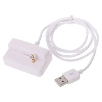 USB şarj aleti ve Sync Yedek Yerleştirme İstasyonu Cradle Apple MP3 / MP4 Oynatıcı iPod Shuffle 2 2ND 3 3RD GEN 2G kablo