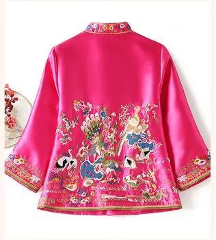 2022 geleneksel çin harajuku ceket etnik ulusal ceket kadın çiçek nakış vintage tang takım elbise çin qipao ceket