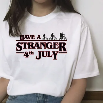 Stranger Şeyler 3 kadın Onbir t shirt Komik Film femme t-shirt moda hip hop ulzzang kısa kollu kadın harajuku tshirt