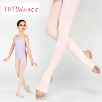 Kızlar Bale Sıkı Dans Üzengi Tayt Yumuşak Nefes Jimnastik Külotlu Çocuk Pamuk Spandex Soğutma Sıvısı Kadın Dans Giyim