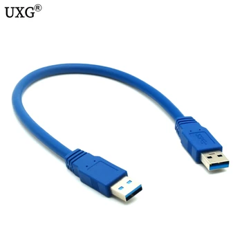 USB'den USB'ye Uzatma Kablosu Tip A Erkek-Erkek USB 3.0 Genişletici Radyatör İçin sabit disk Webcom USB3. 0 Uzatma Kablosu 0.3 m 1m-5m