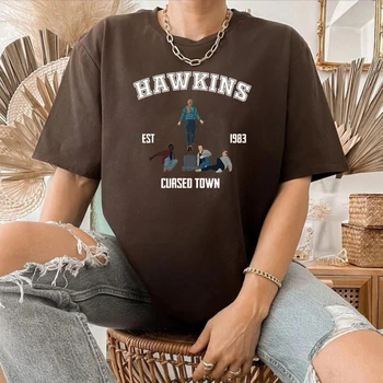 Stranger Şeyler Koşu O Tepe T-shirt Hawkins Lise Hawkins Indiana Gömlek Max Mayfield Onbir Gömlek ST4 Hayranları Merch