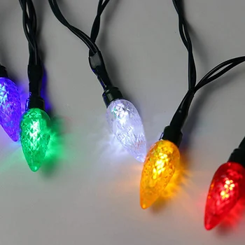 Merry Christmas ışık Led Usb şarj kablosu şarj kablosu için LED ışıkları ile Oda Dekorasyon gece Lambası mikro usb Tip-C Bağlantı noktası