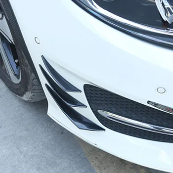 6 adet / takım evrensel ön tampon spoiler canard Volkswagen vw POLO Tiguan Passat Golf EOS Scirocco Jetta Bora Touareg
