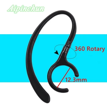Aipinchun 2 Adet 12.3 mm Boyutu Döner Kulak Kancası Kulaklık Kulak Kancası Tutucu Huawei Onur İçin am07 Bluetooth Uyumlu kulaklık
