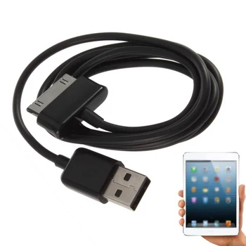 USB Güç Şarj senkronizasyon kablosu Kablosu Samsung Galaxy Tab Tablet İçin P3110 P3100 P5100 P5110 P6200 P7500 P6800 P1000