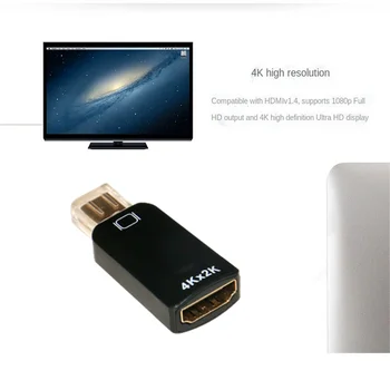 Mini Displayport HDMI uyumlu Dönüştürücü 4k TV Projektör DP 1.4 Mini Ekran Bağlantı Noktası HDMI adaptörü Dizüstü iMac Mac mini