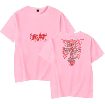 2021 yeni geldi Vinnie Hacker T-shirt rahat tüm maç baskı Harajuku pamuk polyester kısa kollu gevşek T-shirt tops
