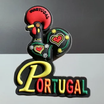 İspanya Portekiz İngiltere Vb. Kauçuk buzdolabı mıknatısı turistik hediyelik Buzdolabı Manyetik Çıkartmalar Seyahat koleksiyonu Hediye
