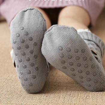 Kadın Örme Çorap Sonbahar Kış Yatak Odası Ev Uyku Noel kar terliği Çorap Kadın Sıcak sert halı Çorap Chaussettes