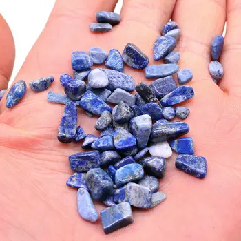 100g Doğal Optimize Lapis Lazuli Çakıl Kristaller Ve Mineral Taşlar Şifa Ev Dekorasyon Balık Tankı Dekor