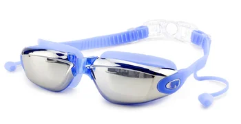 Yeni Profesyonel yüzme gözlükleri Anti-Sis UV Ayarlanabilir Kaplama Erkek Kadın Su Geçirmez Silikon Gözlük Yetişkin Gözlük