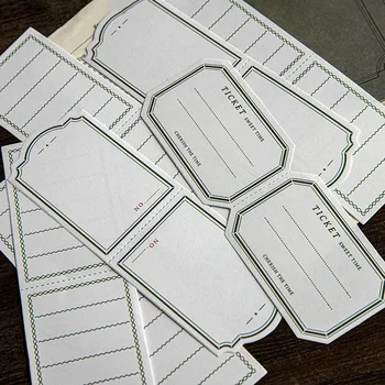 50 adet / grup Memo Pedleri Malzeme Kağıt toplayıcı Önemsiz Günlüğü Scrapbooking Kartları Retro Arka Plan dekorasyon kağıdı