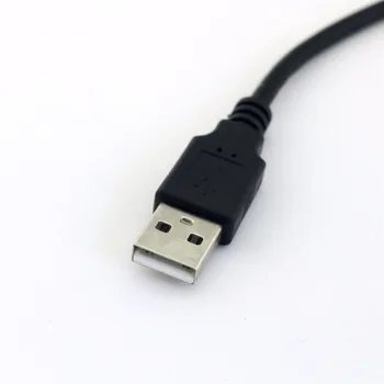 1 adet yüksek hızlı USB 2.0 Tip A Erkek USB 2.0 B Erkek Yazıcı Tarayıcı Adaptörü kablo kordonu Siyah 30cm 1FT