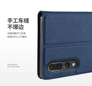 Huawei P20Pro Flip Case, ALIVO İş serisi yüksek kalite PU Deri+PC Flip Case Kart Cebi ile huawei p20 Flip Kapak