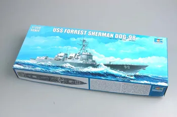 Trompetçi modeli 04528 1/350 USS Forrest Sherman DDG-98 plastik model seti
