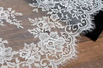 GLace 9 M / grup 40 cm geniş Avrupa Kirpik Dantel Kumaş Giyim DIY düğün elbisesi Dekorasyon Malzemesi Dantel TX256
