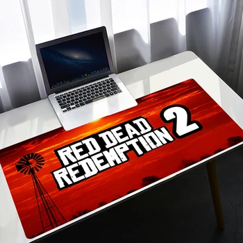 Red Dead Redemption Mouse Pad Büyük oyun bilgisayarları Oyun Büyük Fare Mat Aksesuarları Mousepad 900x400 Klavye PC CS GİTMEK Masa