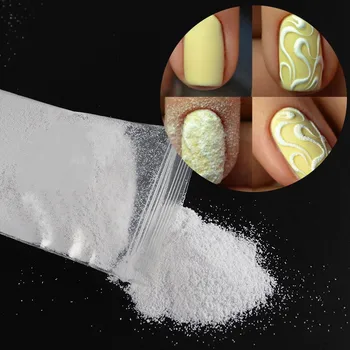 10g Shining Şeker Tırnak Glitter Şeker Ceket Toz Şeker Kaplama Beyaz Siyah Şeffaf Tırnak Pigment Toz Nail Art Süslemeleri