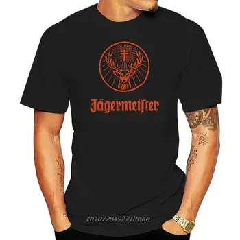 Jägermeister Siyah Erkek T Shirt S-3XL Boyutu T-