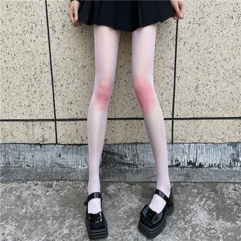 2022 Yeni Hipster Diz Allık Çorap Kadife Keyfi Kesim Anti-kanca Tel Külotlu JK Japon Beyaz Çorap Kadın