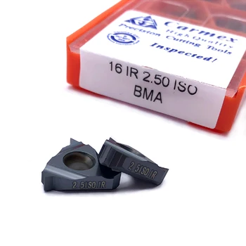 10 ADET 16IR 0.75 1.00 1.25 1.5 2.0 ISO Carmex Diş Ekler dönüm araçları Endekslenebilir tungsten karbür