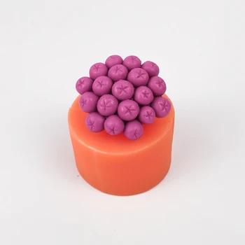 HC0368 Yeni 3D Lale Mum Kalıp Manuel DIY Çiçek Sabun silikon kalıp silikon kalıp Sabun Formu Sabun Malzemeleri
