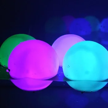 40/60cm LED şişme ışık topu peyzaj lambaları dekorasyon bahçe çim ışığı yüzme havuzu oyuncak plaj ışık topu
