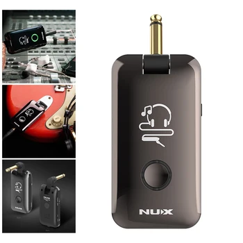 Nux Güçlü Fiş MP - 2 Taşınabilir Şarj Edilebilir Gitar Bas Amplifikatör ile 13 Amplifikatör Modelleri