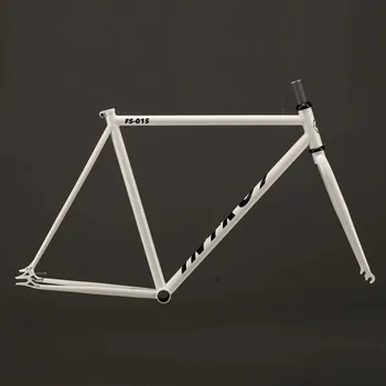 INTRO7 Frameset 700C bisiklet sabit dişlisi kros Çerçeve 52cm 55cm Krom Çelik Yarış Pisti Bisiklet Yüksek Kaliteli Bisiklet Parçaları