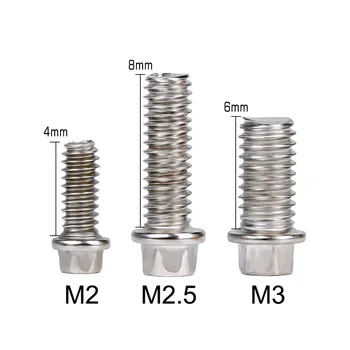 Metal Jantlar M2 M2. 5 M3 Beadlock Halka Vidalar 1.9 2.2 inç jantlar 1: 10 RC Paletli Eksenel SCX10 90046 AXI03007 TRX4 TRX6