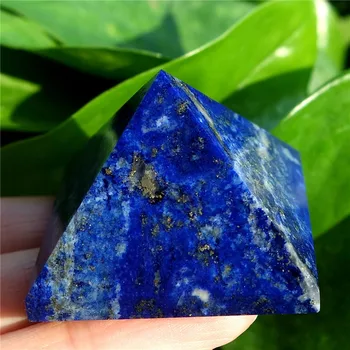 Tepeye!!!60g lapis lazuli doğal kuvars piramidini iyileştirir