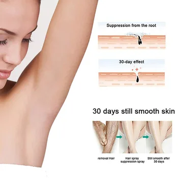 Kalıcı Epilasyon Spreyi Saç Büyüme İnhibitörü Koltukaltı Bacaklar Arms Ağrısız Saç Çıkarıcı Spreyler Besler Onarım Bakım Erkek Kadın