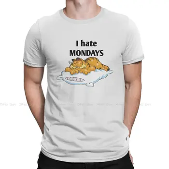 Nefret Pazartesi Benzersiz TShirt Turuncu Kedi Eğlence T Shirt Yeni erkek t-shirtü Kadınlar