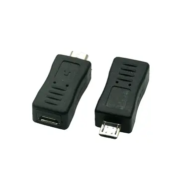 Mikro USB Konnektör Fişi 90 Derece Sol ve Sağ Açılı mikro usb 2.0 5Pin Erkek Kadın Uzatma Adaptörü Adaptörü
