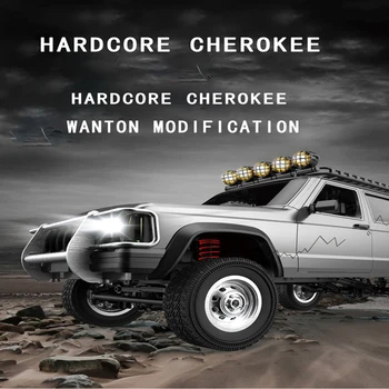 Klasik Yeni Mangniu MN78 1/12 2.4 G Tam Ölçekli Cherokee 4WD Tırmanma Araba RC ARABA Uzaktan Kumanda Oyuncak Off-Road Araç