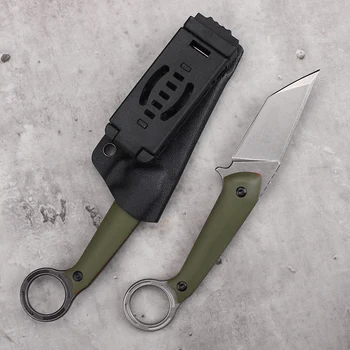 440 Çelik Survival Sabit Bıçak Açık Kaya Tırmanışı Cep Kamp Avcılık Taktikleri noel hediyesi EDC çakı
