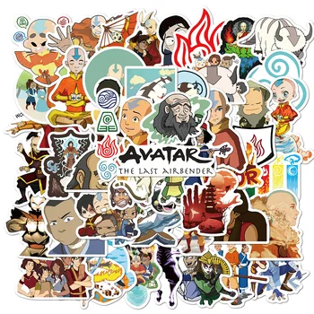 10/30/50 ADET Anime Avatar Son Hava Bükücü Su Geçirmez Çıkartmalar DIY Kaykay Gitar Dizüstü Serin Karikatür Çıkartması Çocuk Oyuncak Etiket
