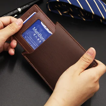 Lüks erkek cüzdanları Kısa Çok fonksiyonlu Moda Rahat Beraberlik Kartı Cüzdan Kart Sahipleri Erkekler için Kart Sahibi Çanta Ücretsiz Kargo ile