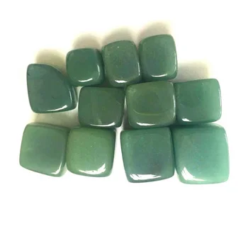 Doğal Yeşil Tangling Yeşim Eskitme Taşlar Kristaller mineral örneği Şifa Ham Taşlar
