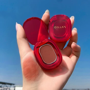 Gella'nın 6 Renkler Seksi Kırmızı Rujlar Su Geçirmez Nemlendirici Dudak Sır Tonu Uzun Ömürlü Dudak Sopa Makyaj Kore Kozmetik