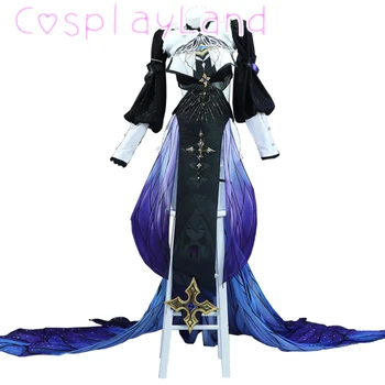 Aponia Cosplay Kostüm Oyunu Honkai Darbe 3 Aponia Elbise Cadılar Bayramı Rahibe Üniforma Cosplay Peruk Kadın Takım Elbise Rol Oynamak Kıyafetler Elbise