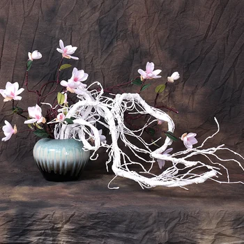 300 cm Yapay sahte ağaç Bitkiler Gerçek dokunmatik dalları liana Duvar Asılı Rattan Plastik esnek çiçek sarmaşıklar Düğün Dekorasyon