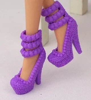 Farklı stilleri seçmek için Rahat Yüksek topuk ayakkabı barbie 1:6 Bebek Moda Sevimli Yeni BBI00114