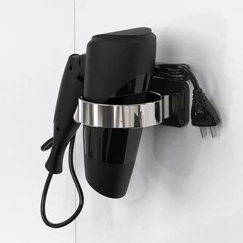 Basit Tarzı Punch-ücretsiz Saç Kurutma Makinesi Depolama Raf Duvara Monte Saç Kurutma Makinesi Tutucu Raf Ev Banyo Soyunma Odası Malzemeleri Yeni
