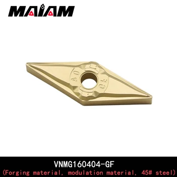 VNMG1604 Eşkenar Dörtgen ekleme VNMG160404 VNMG160408 Paslanmaz çelik freze CNC ınsert (bıçak) VNMG1604 04 08 BF GF desen ekler
